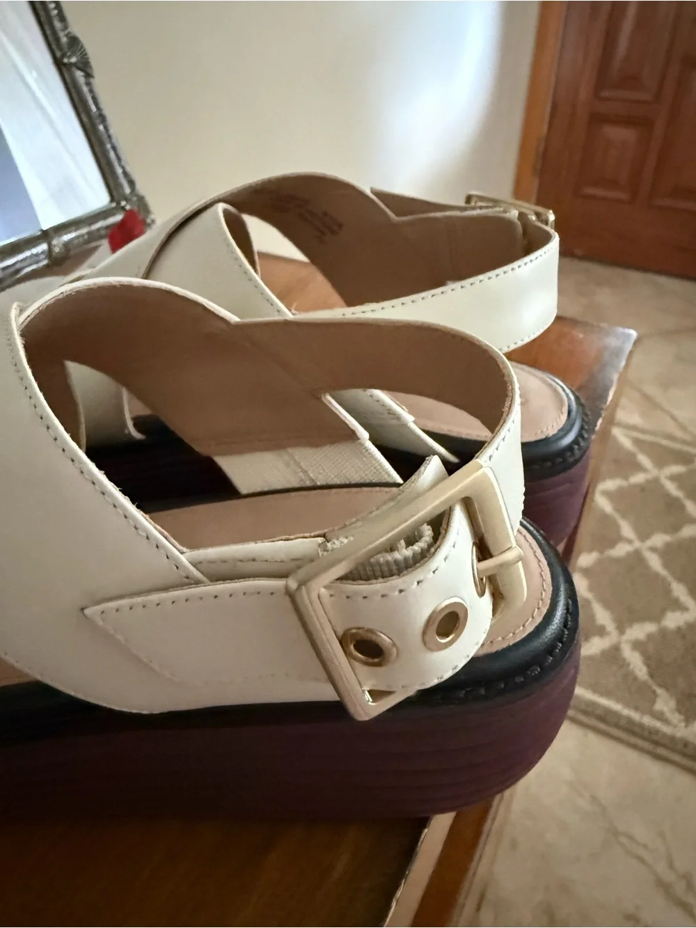 Women's Cole Haan Platform Sandals with Cross Straps
